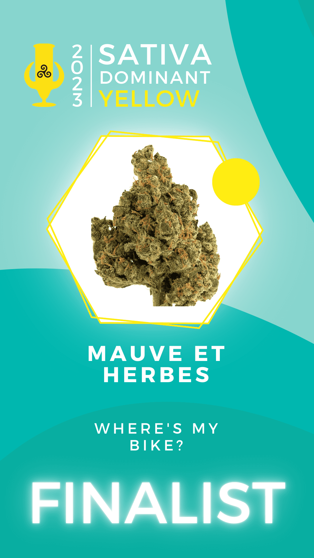 Karma Cup 2023 Sativa finalist Mauve et Herbes