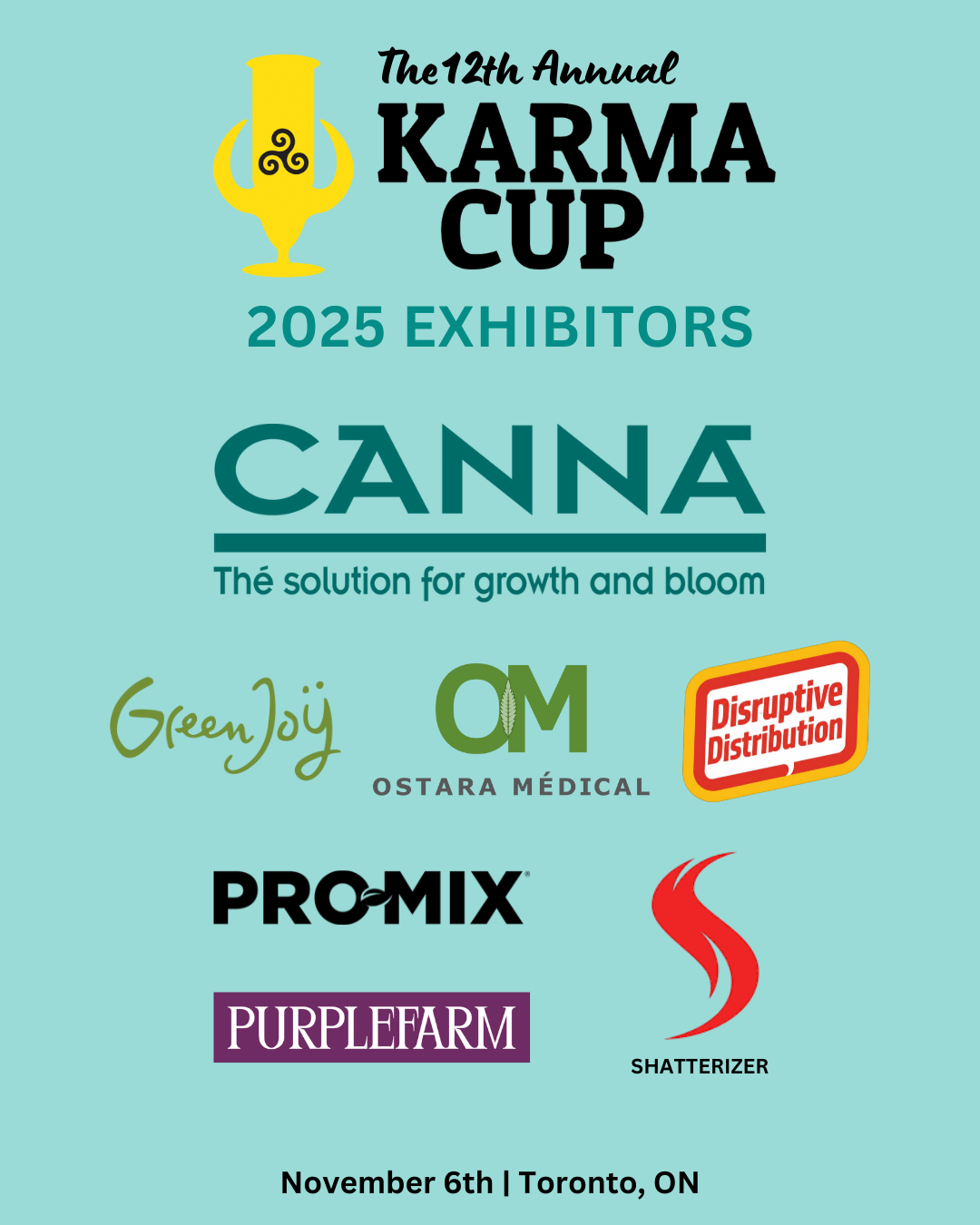 The Karma Cup 2025 exhibitors artwork